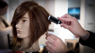 How To Cut A Stacked Bob Haircut Tutorial | Stacked Bob With A Razor | Matt Beck Vlog 74