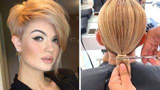 Trendy Hairstyles 2019 | 15 Modern Short & Pixie Cut Trends 2019 | New Women Haircut Ideas Grwm