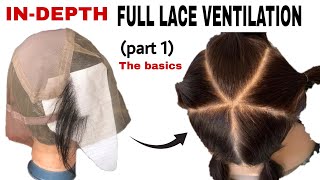 Beginner Friendly In Depth Full Lace Wig Ventilation Tutorial// How To Ventilate A Full Lace Wig
