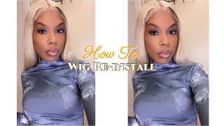 How To Re-Install A 4X4 Closure Blonde Wig Like A Pro! (Featuring Isee Hair)