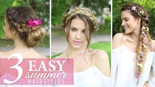 3 Easy Heatless Summer Hairstyles | Luxy Hair