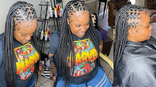How To: Criss Cross Knotless Braids | Janetcollection