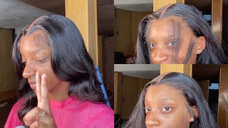 Frontal Wig Install W/ Layered Curls  | Beginner Friendly | Ericka J Hold Me Down Adhesive