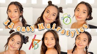 12 Easy Hairstyles For Back To School 2018 | Short And Long Hair Hairstyles