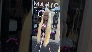 613 Blonde Wig Transparent Lace. Magic Hair Company Wig Store Los Angeles Ca Usa