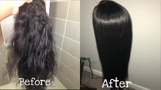 How To: Revive Your Human Hair Wig With Fabric Softener.