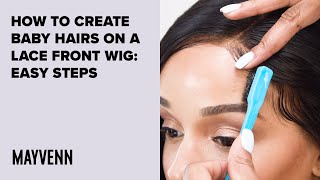How To Create Baby Hair On A Lace Front Wig: East Steps