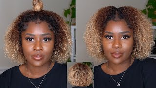 Blonde Curls? Trying Something New! Curly Blonde Wig Install!!!|Hergivenhair