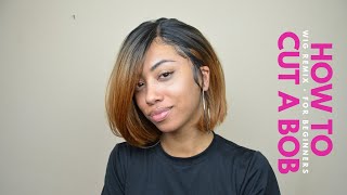 Wig Remix: How To Cut A Bob For Beginners!