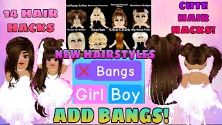 14 Cute Hairstyles With Bangs! + New Hairstyles In Royale High