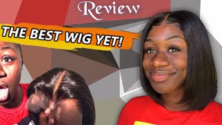 The First Time Installing A Fake Scalp Wig! Hairvivi Lace Front Wig || Ft Vivi Hair