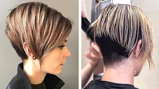 12 Amazing Pixie Haircut Tutorial By Professional | Trendy Short Hairstyles 2020 Grwm Compilation
