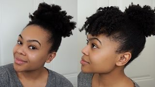 High Puff & Puff With Bangs | Curly Natural Hair