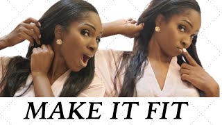 The Most Effective Way To Get Your U Part Wig To Fit 2020 | Wig Too Big| Antionette Lee