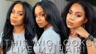 Most Realistic Kinky Straight Wig Hairline Ever! Atina Hair | Wine N Wigs Wednesday | Alwaysameera