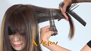 Unique Design Layered Bob And Bangs Haircut - Vern Hairstyles 51