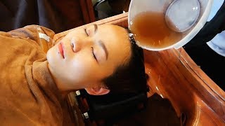 Asmr 중국 묘족 머리 청소 Chinese Miao(Hmong)Hair Treatment 中药头皮护理