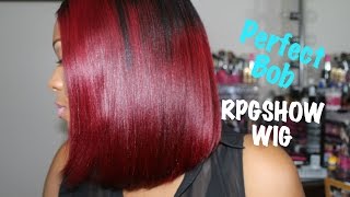 Rpgshow Bob Wig | Diy Black To Red Ombre Hair Tutorial | Ashanti Sc012-S Full Lace Wig | Quick Weave