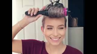 Sarah Bryant Uses Curlme On A Pixie Hair Cut - Pro Blo Group