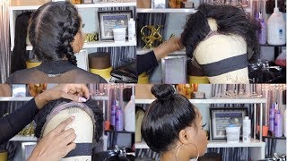 How To Install Glueless Full Lace Wig Very Detail Wig Adjustment Glueless Melt Celie Hair