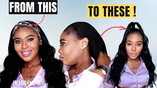 Natural !! How To Switch Your Headband Wig Sis  Super Easy - No Glue Ft Svt Hair