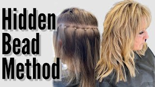 *New* Hidden Bead Handtied Extension Tutorial // Wholy Hair