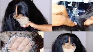 How To Make A Closure Wig On A Sewing Machine