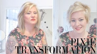 Pixie Haircut Transformation - Jaime'S Pixie Before And After