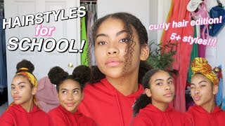 Easy Natural 3C/4A Curly Hairstyles For Back To School!