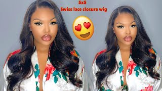 5X5 Lace Closure Wig |  Beginner Friendly ! - Myfirstwig