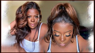 Can Your T Part Wig Do This!?! || Easy Finesse Hairline|| No Skills Needed || Wig Encounters