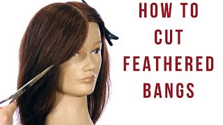 Feathered Layers Haircut Tutorial - How To Cut Feathered Bangs & Face Frame - Thesalonguy