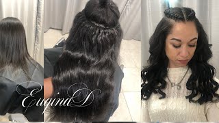 Microlink Braidless Sewin Handtied Extensions How To Get Long Hair Quickly