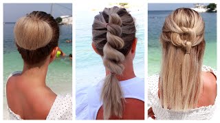  3 Easy Diy Summer Hairstyles  For Short To Medium Hair By Another Braid Great Creativity