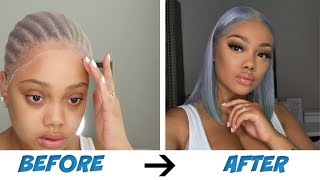How To Water Color Blonde Full Lace Wig For Beginners  | Melting Full Lace Wig | Alipearl Hair