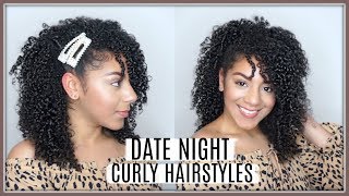 The Perfect Curly Hairstyles For Date Night (Easy) | Hairstyles For Valentines Day