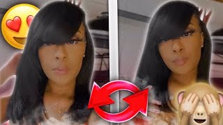 How To: Do A Deep Side Part With 4X4 Closure Wig | Ft. Bly Hair | Watch Now
