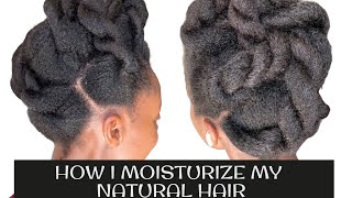 How I Moisturize My Natural Hair For Healthy Long Hair | Motherhood And Natural Hair Care Chit-Chat