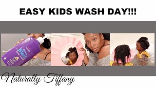 Our Very Simple Wash Day Routine! | Kids Natural Hair Care