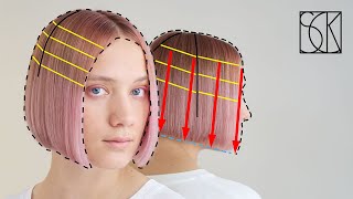 Bob Haircut In 10 Minutes (Standing Position) Tutorial By Sck