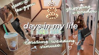 Vlog: Another Wedding Venue, Shopping + Brunch, Getting Back To The Gym, Heatless Hairstyle, Etc