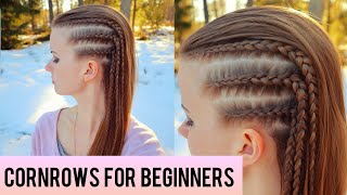 Cornrows For Beginners | Learn To Braid | How To Hair Diy