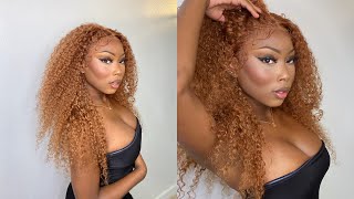 Ginger Color On Woc| Watch Me Install This Lace Front Wig Ft.Incolorwig