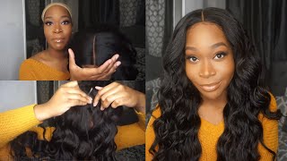 Sew Your Wig Down In Minutes! | 5X5 Lace Closure Wig Slay! | Glueless Wig Install Ft. Ali Grace