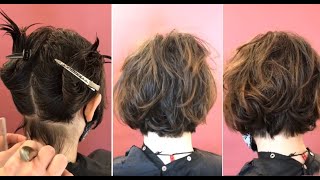Short Shaggy Bob Haircuts | Layered Bob Hairstyles | How To Cut Shaggy Bangs For Women