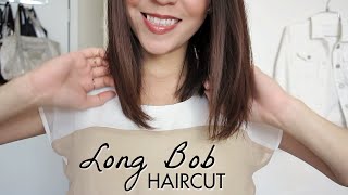 Long Bob Haircut Tutorial! How To Cut Your Own Hair | Lynsire