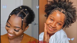  4C Hairstyles For Short And Medium Hair/Natural Hairstyles For Black Women