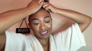 How I Prep My Hair For Wigs | Rose Gold Pixie Cut Wig | Brownbeauty Nara