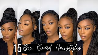 How To |15 Knotless Box Braids Hairstyles | Quick And Easy | Beginner Friendly