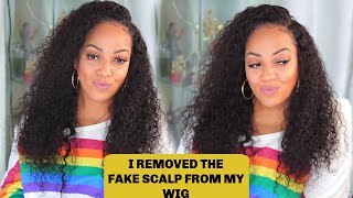 I Removed The Fake Scalp From My Lace Wig & This Is What Happened  Ft Afsisterwig